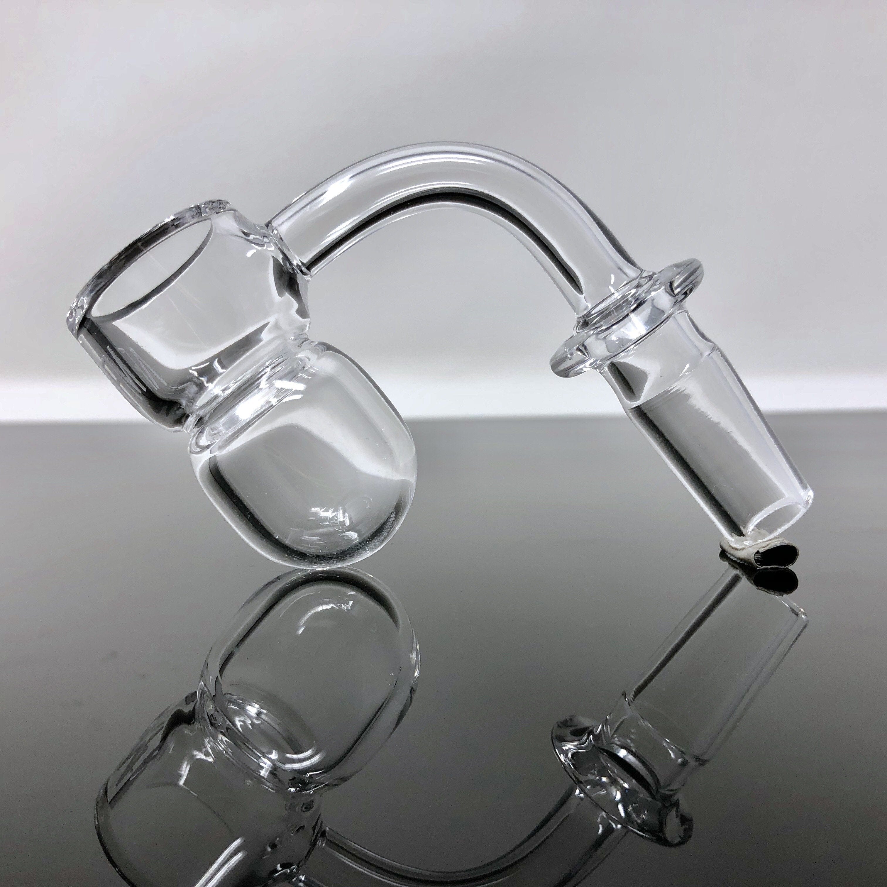 AFM Smoke Quartz Banger 3mm X 25mm AFM Splash Guard Round Bottom Quartz Banger