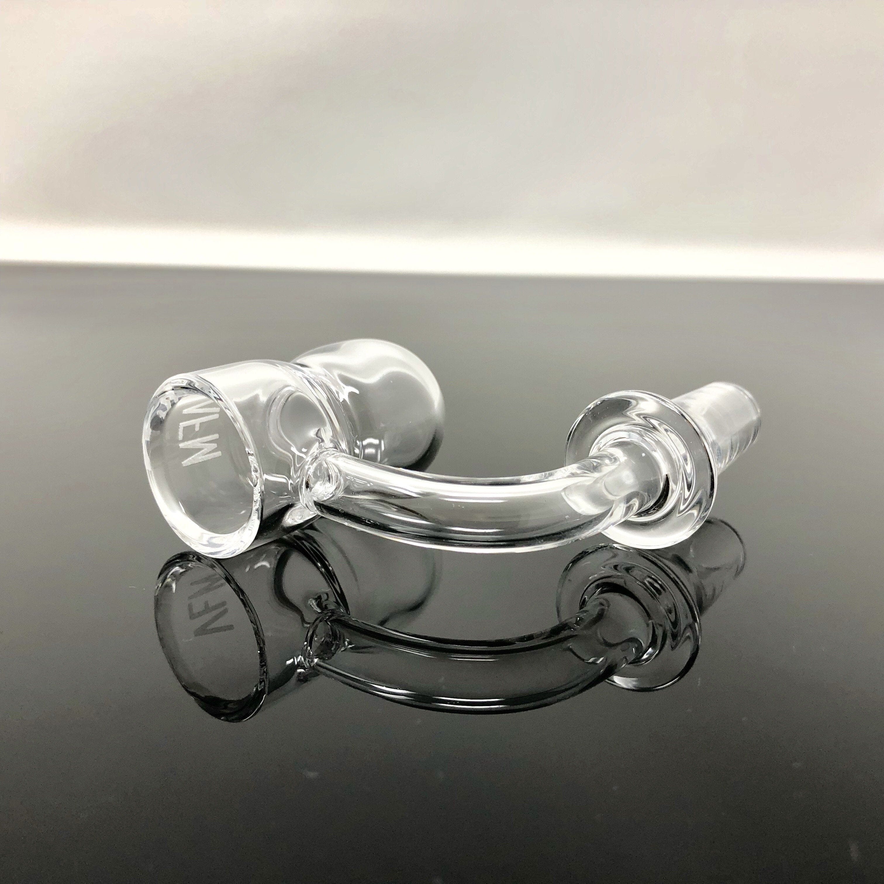 AFM Smoke Quartz Banger 3mm X 25mm AFM Splash Guard Round Bottom Quartz Banger