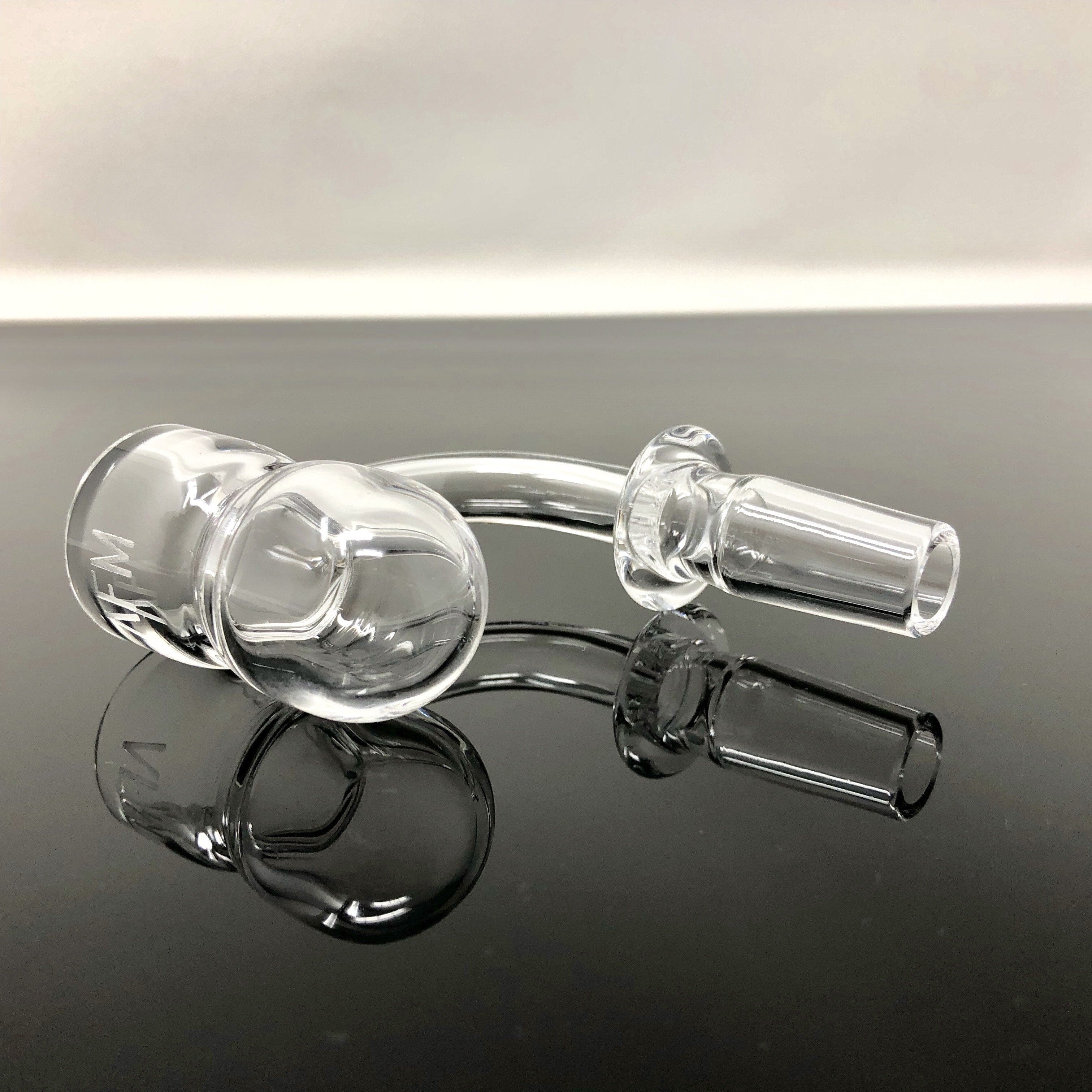 AFM Smoke Quartz Banger 3mm X 25mm AFM Splash Guard Round Bottom Quartz Banger