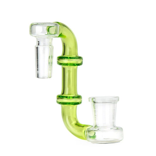AFM Smoke Accessory 14mm Female to 14mm Female / Lime Colored Down Drops