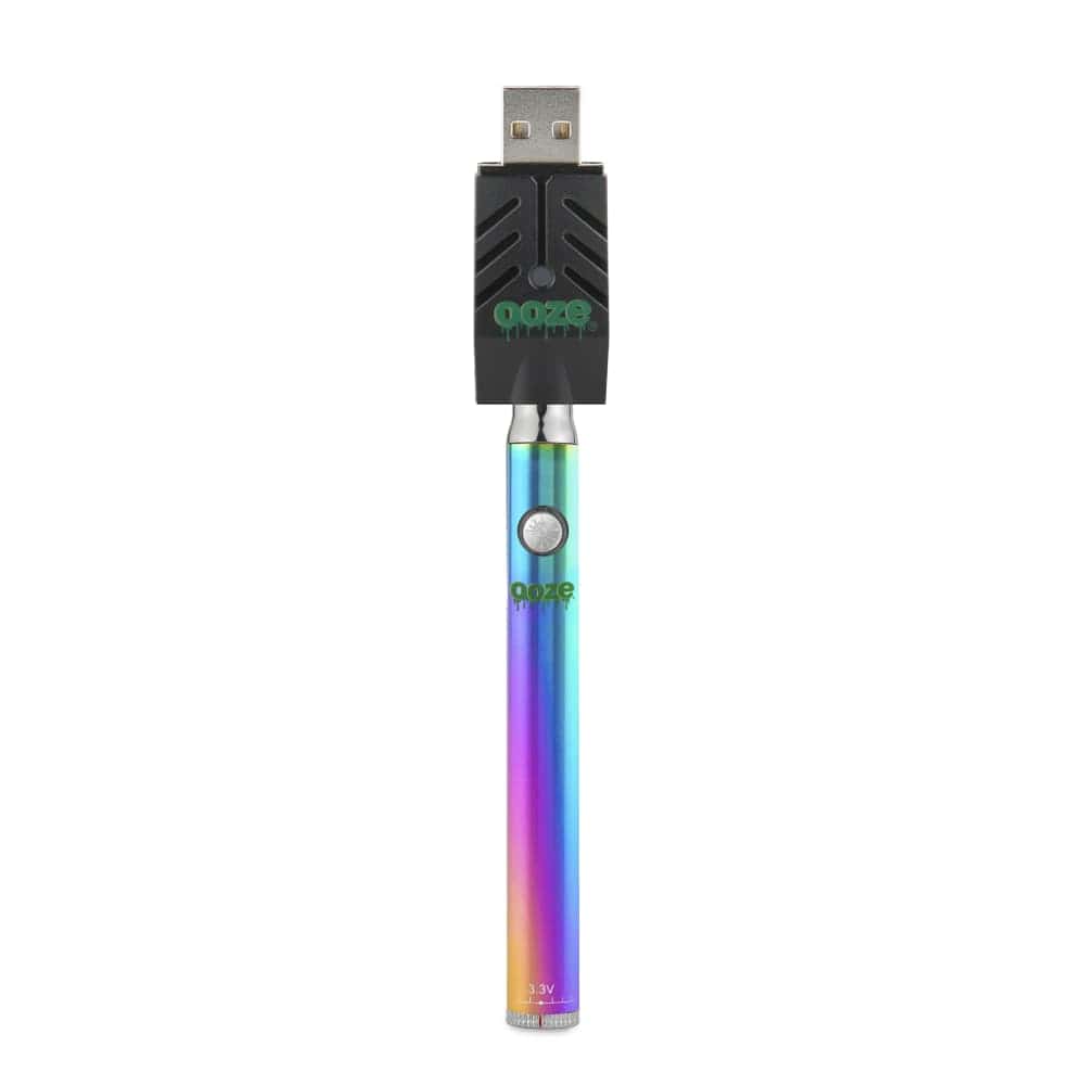 Ooze Batteries and Vapes Rainbow Ooze Slim Twist 510 Thread 320 mAh CBD Vape Pen Battery + USB Charger
