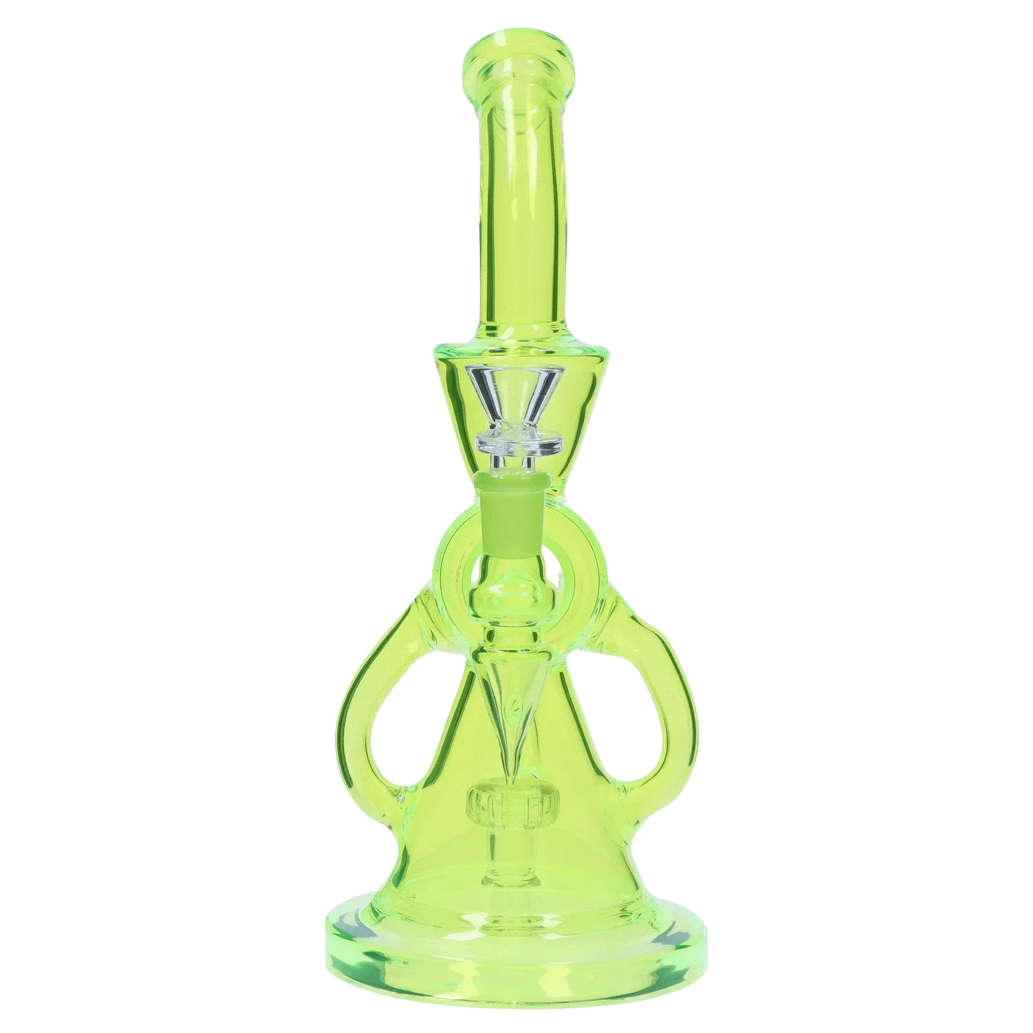 AshnCloud Bong Neon Beaker with Showerhead Percolator and Thick Base Water Pipe