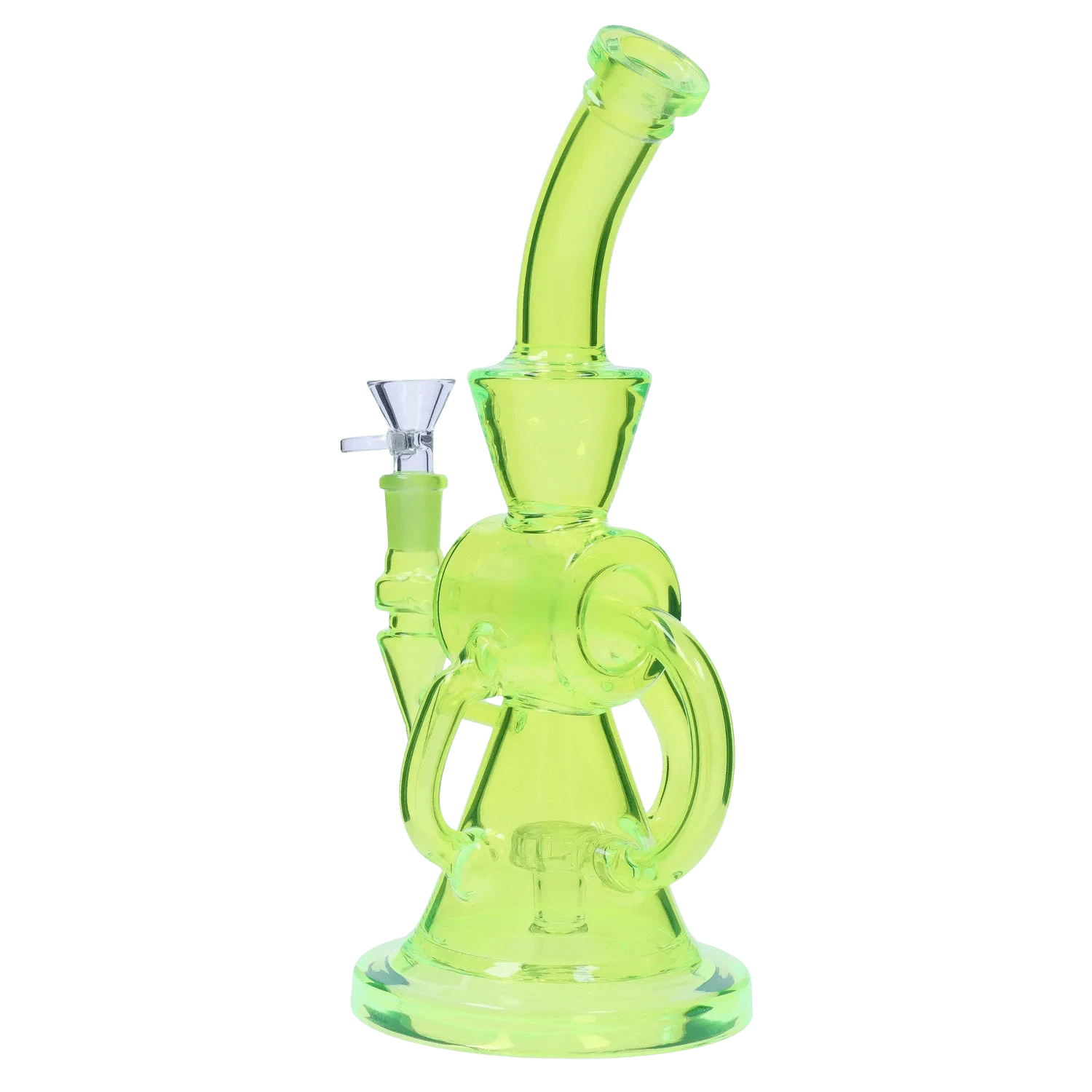AshnCloud Bong Neon Beaker with Showerhead Percolator and Thick Base Water Pipe