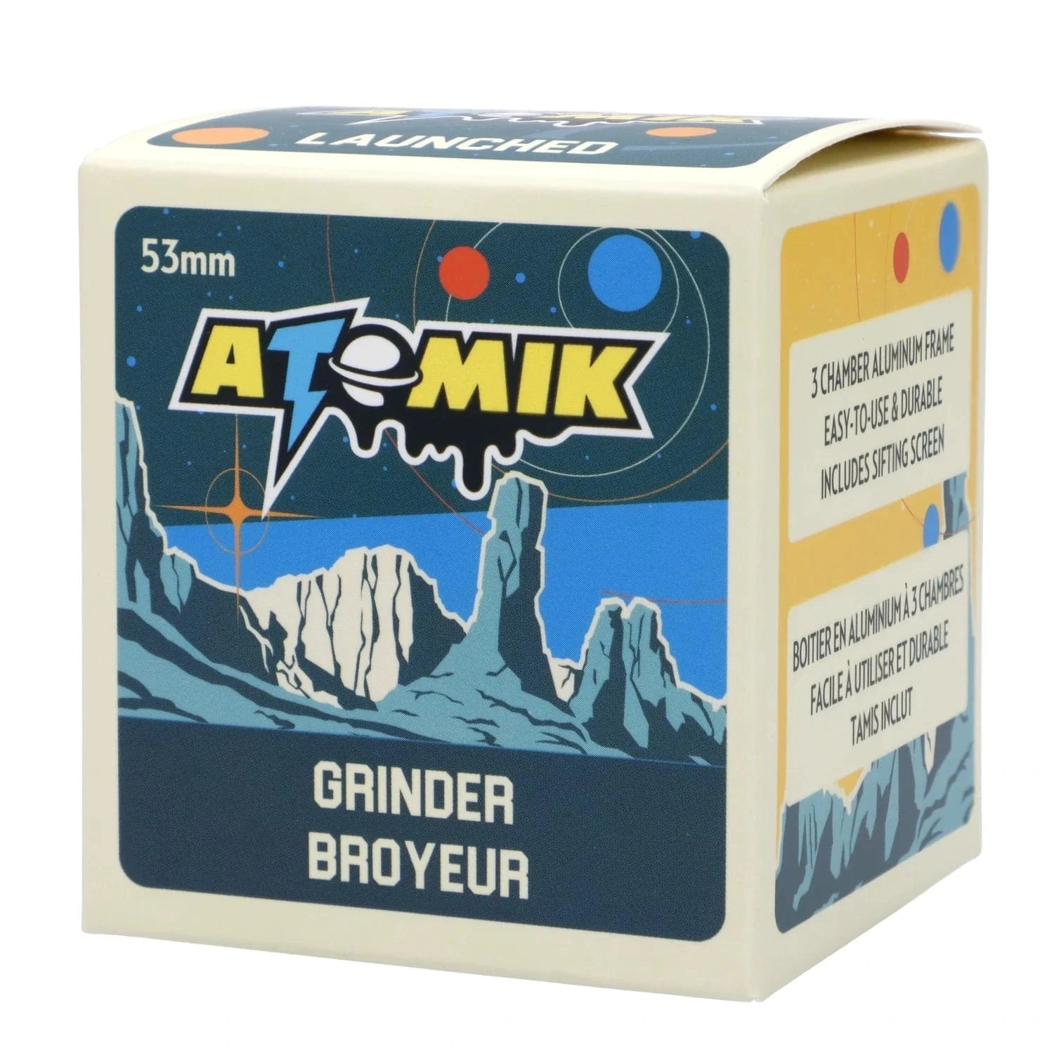Atomik Grinder Atomik 55 mm 3-Stage Grinder