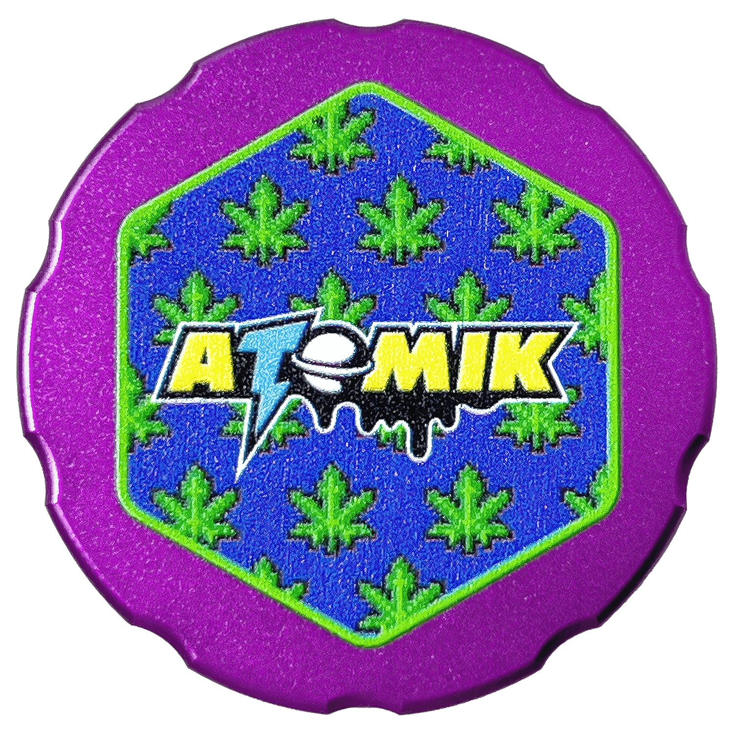 Atomik Grinder Pixelated Atomik 55 mm 3-Stage Grinder