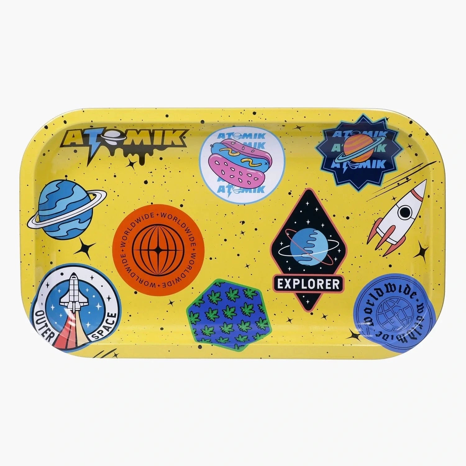 Atomik Rolling Tray Explorer Atomik Tray - Medium