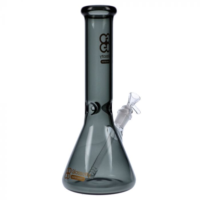 Glasscity Bong Glasscity Limited Edition Beaker Ice Bong-Black -Small