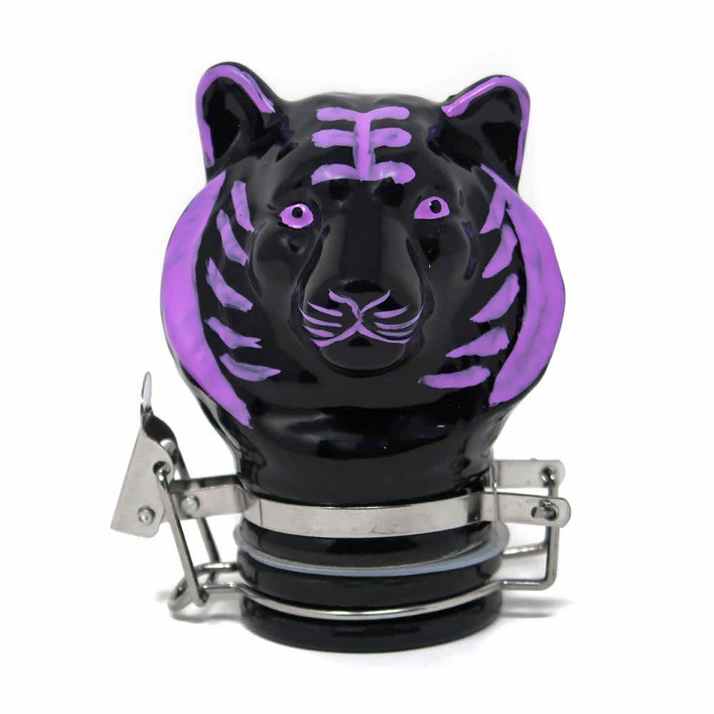 Contained Art Stash Jar 50ml Porcelain Black Tiger Jar | 50ml