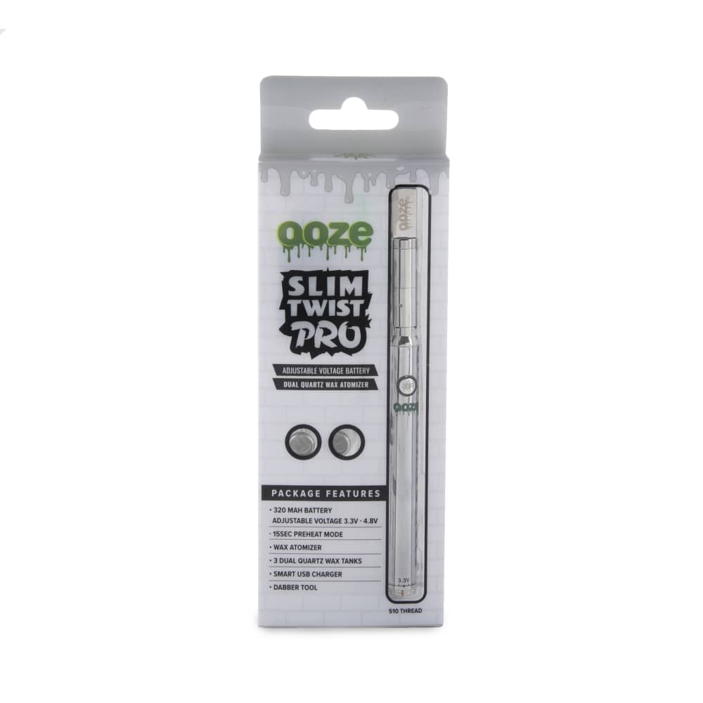 Ooze Batteries and Vapes Slim Twist Pro CBD Vape Battery