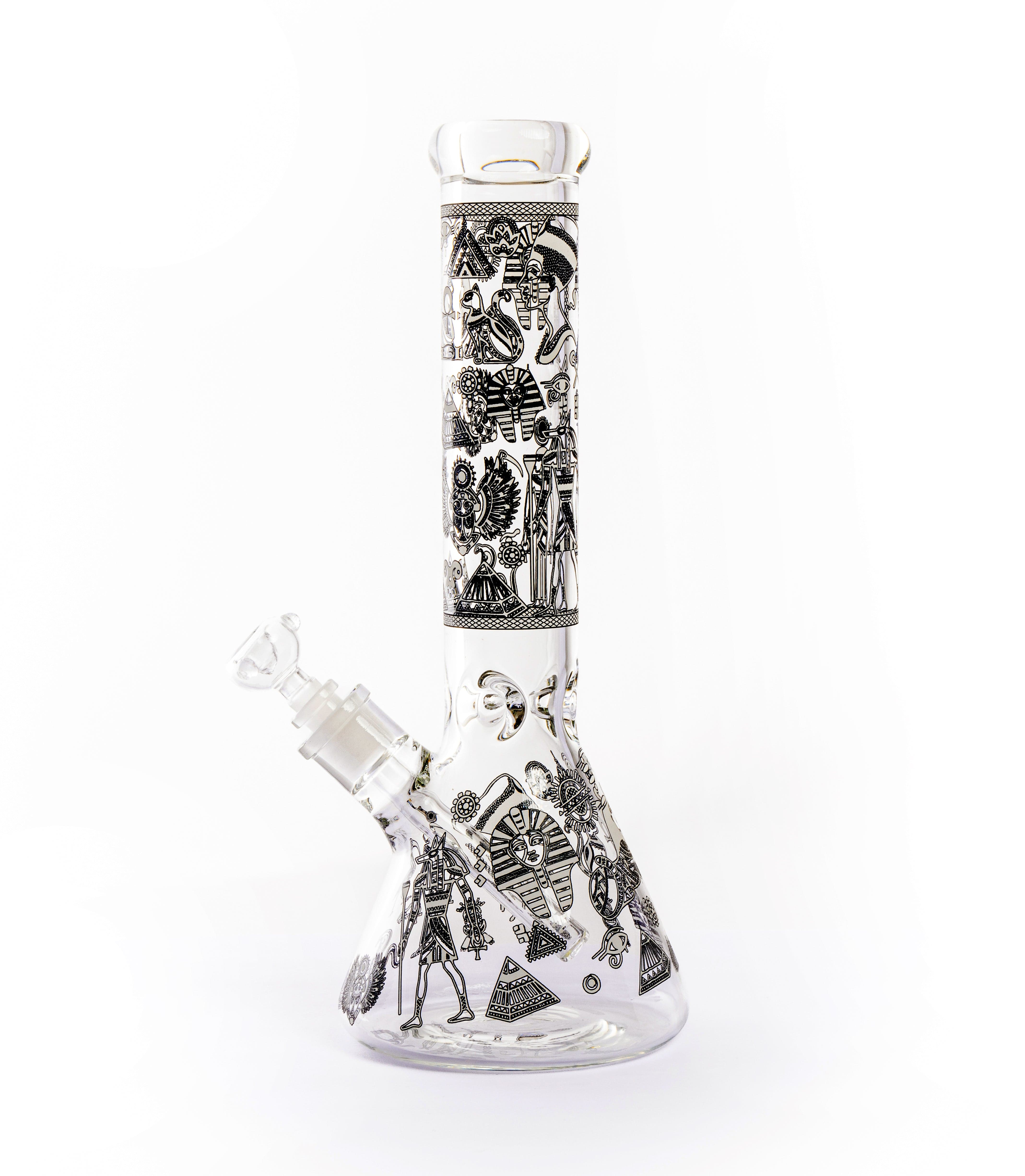 Bongsusa Bong Glow in the Dark Egyptian Deities Water Pipe