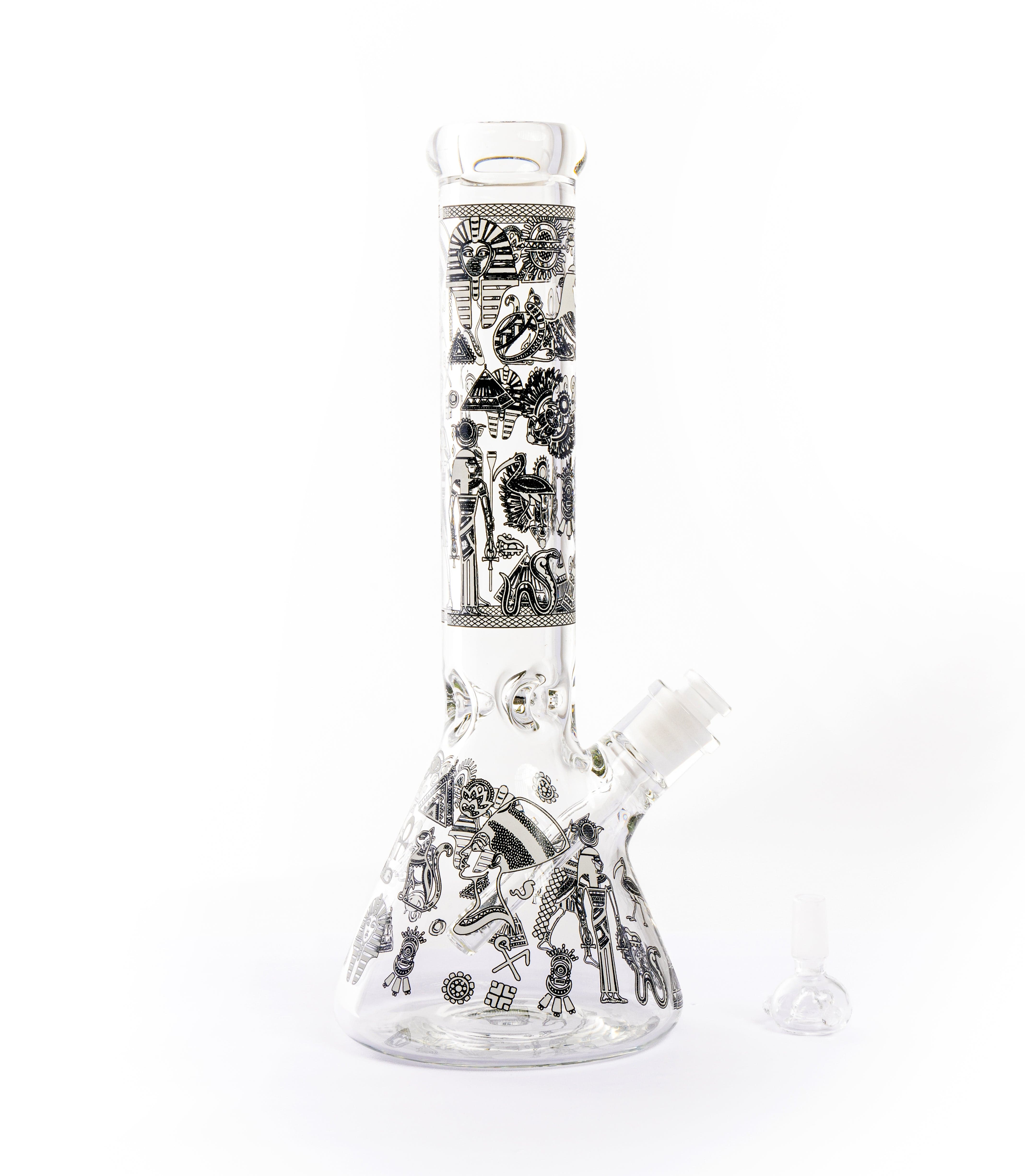 Bongsusa Bong Glow in the Dark Egyptian Deities Water Pipe