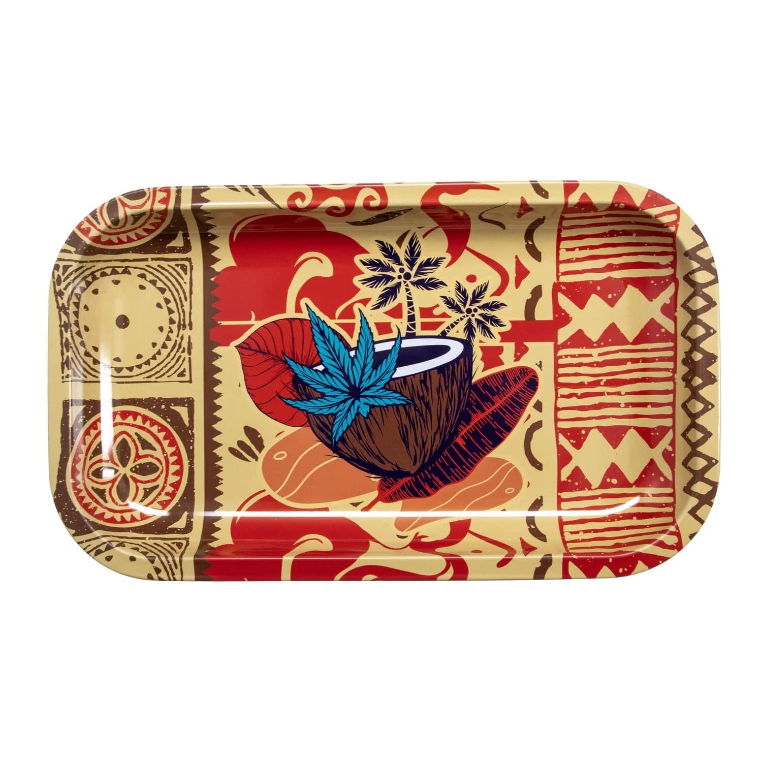 Cabana Cannabis Co. Rolling Tray Coco Medium Cabana Cannabis Co. Rolling Tray