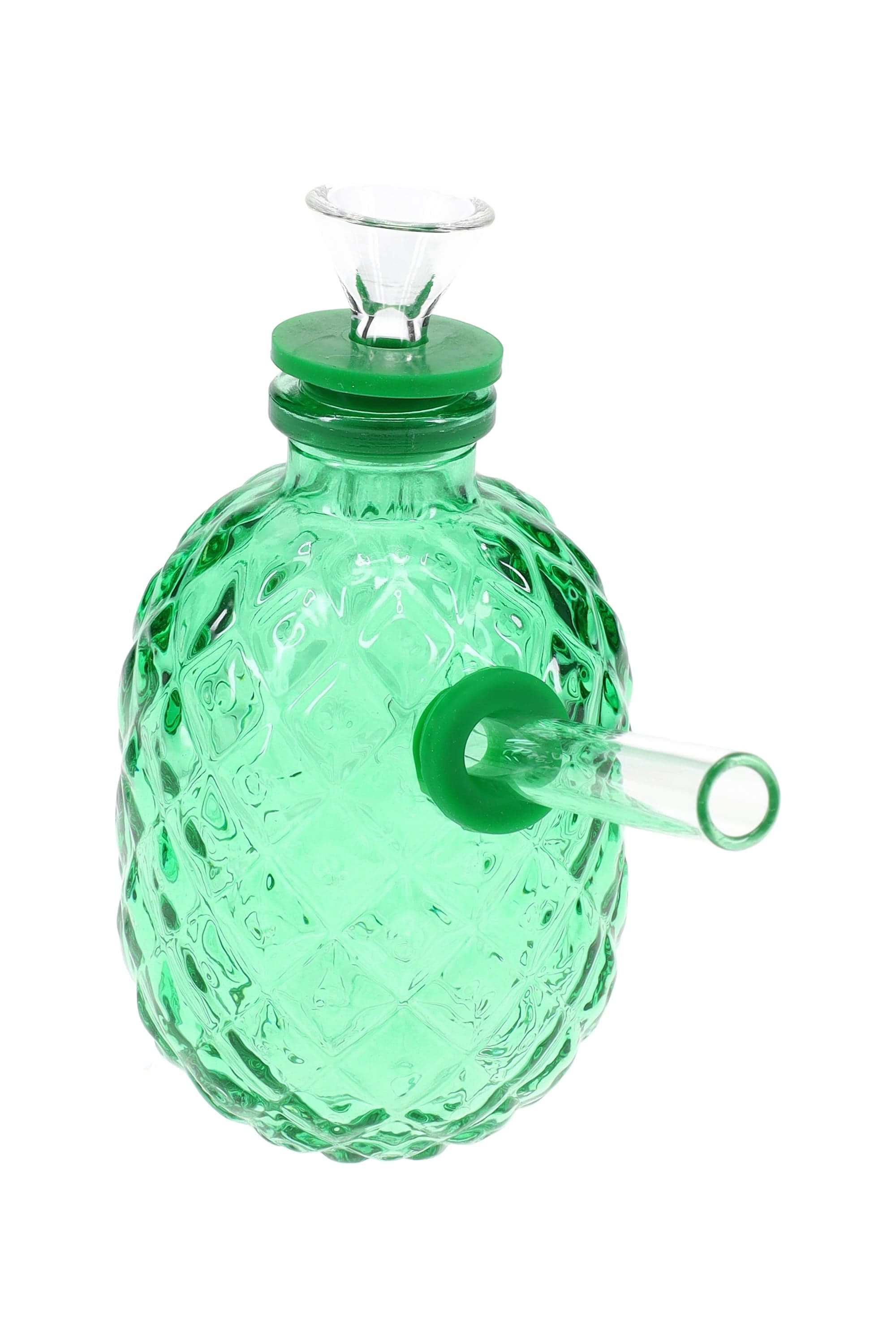 Primate Glass Glass Pineapple Mini Bong “Tropical Sipper” – 4″