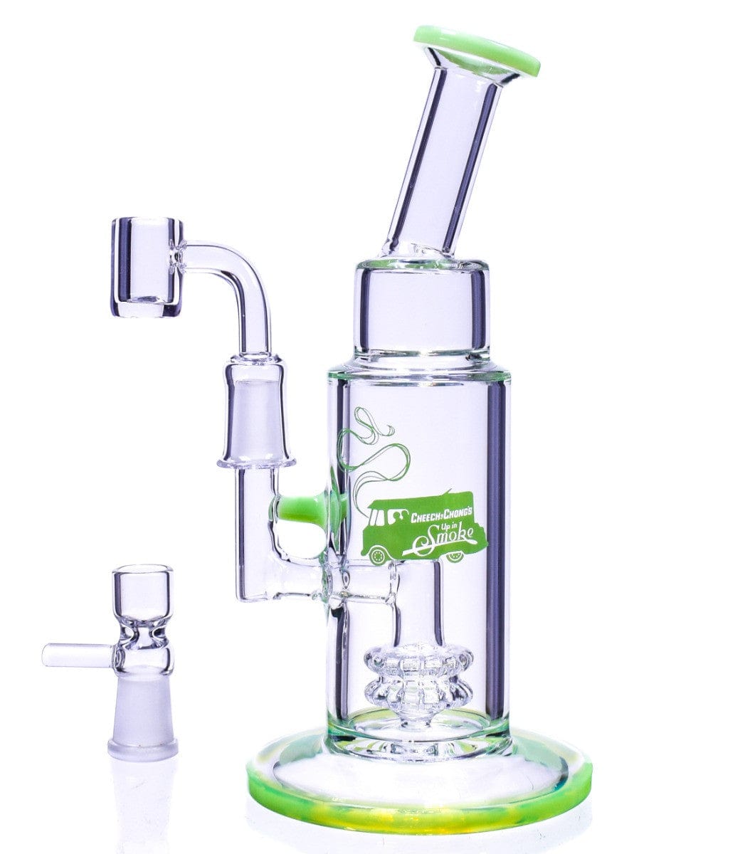 Cheech and Chong Up in Smoke Dab Rig Apple Green Anthony 8" Dab Rig