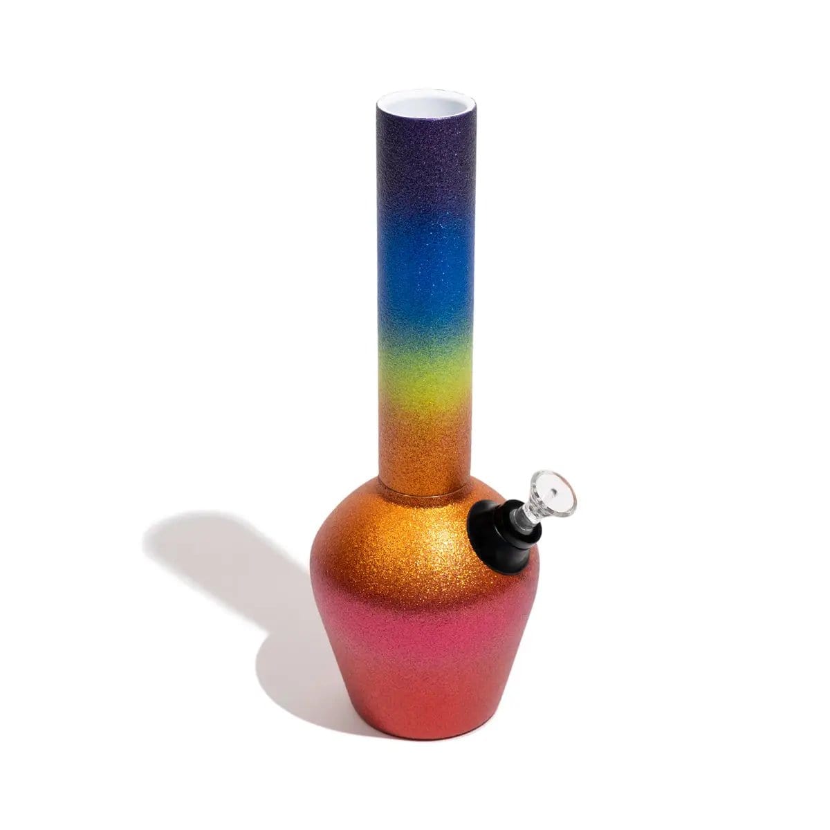 Chill Steel Pipes Complete: Base + Neckpiece Chill - Limited Edition - Rainbow Glitterbomb Bong