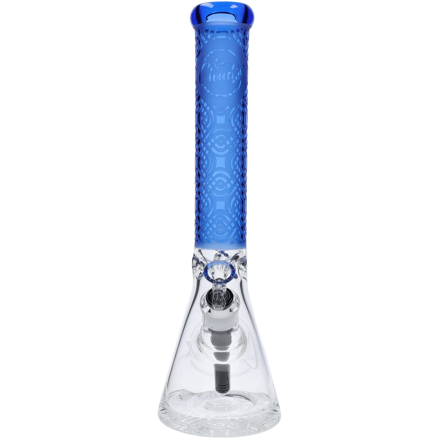 Cloud Cali Inc Bong Cloud Cali X 15-inch Engraved Thick Base Beaker Water Pipe