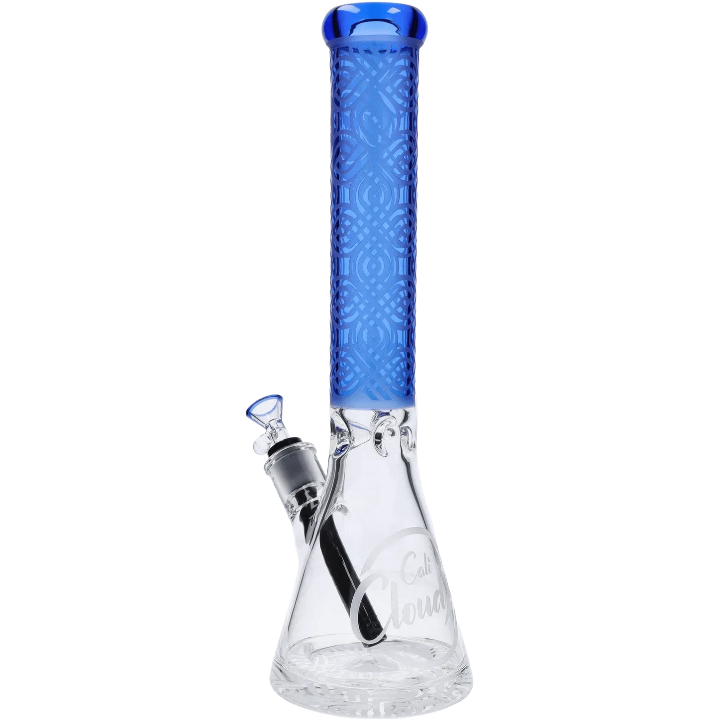 Cloud Cali Inc Bong Cloud Cali X 15-inch Engraved Thick Base Beaker Water Pipe