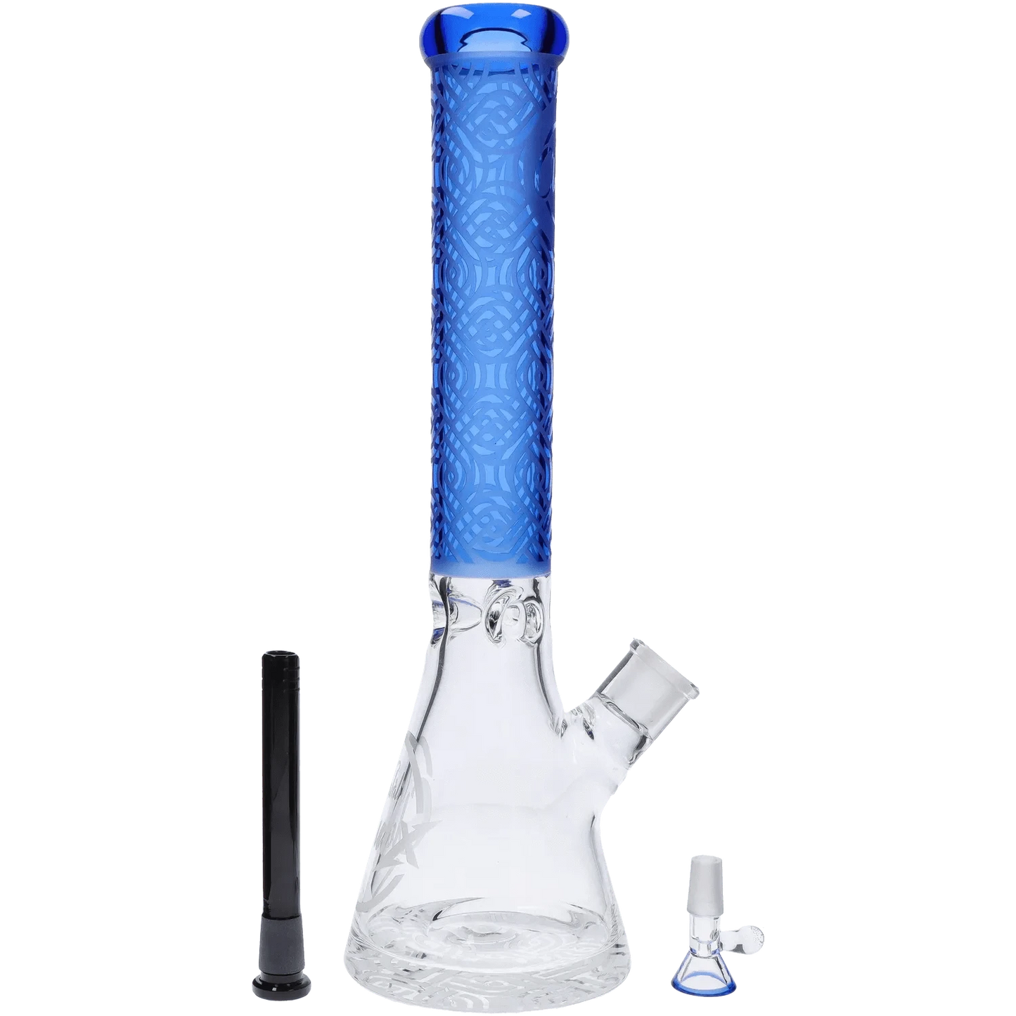 Cloud Cali Inc Bong Cloud Cali X 15-inch Engraved Thick Base Beaker Water Pipe