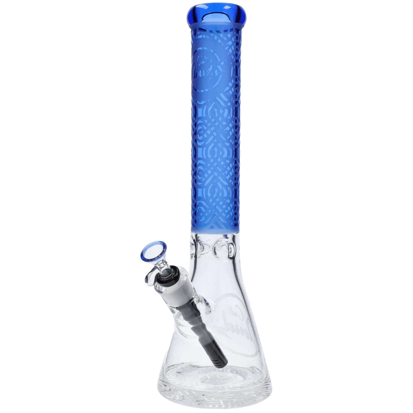 Cloud Cali Inc Bong Cloud Cali X 15-inch Engraved Thick Base Beaker Water Pipe