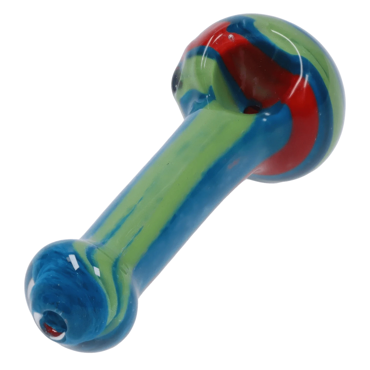 Cloud Cali Inc Handpipe DHC 3-inch Glass Multi-Colour Dots Hand Pipe
