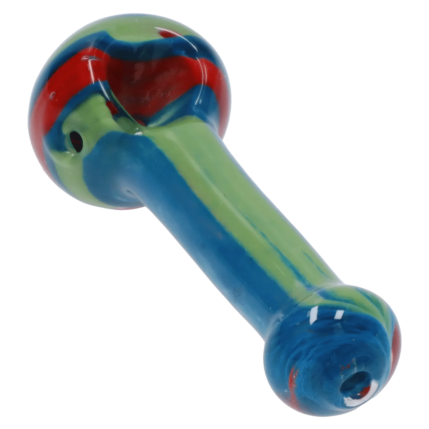 Cloud Cali Inc Handpipe DHC 3-inch Glass Multi-Colour Dots Hand Pipe