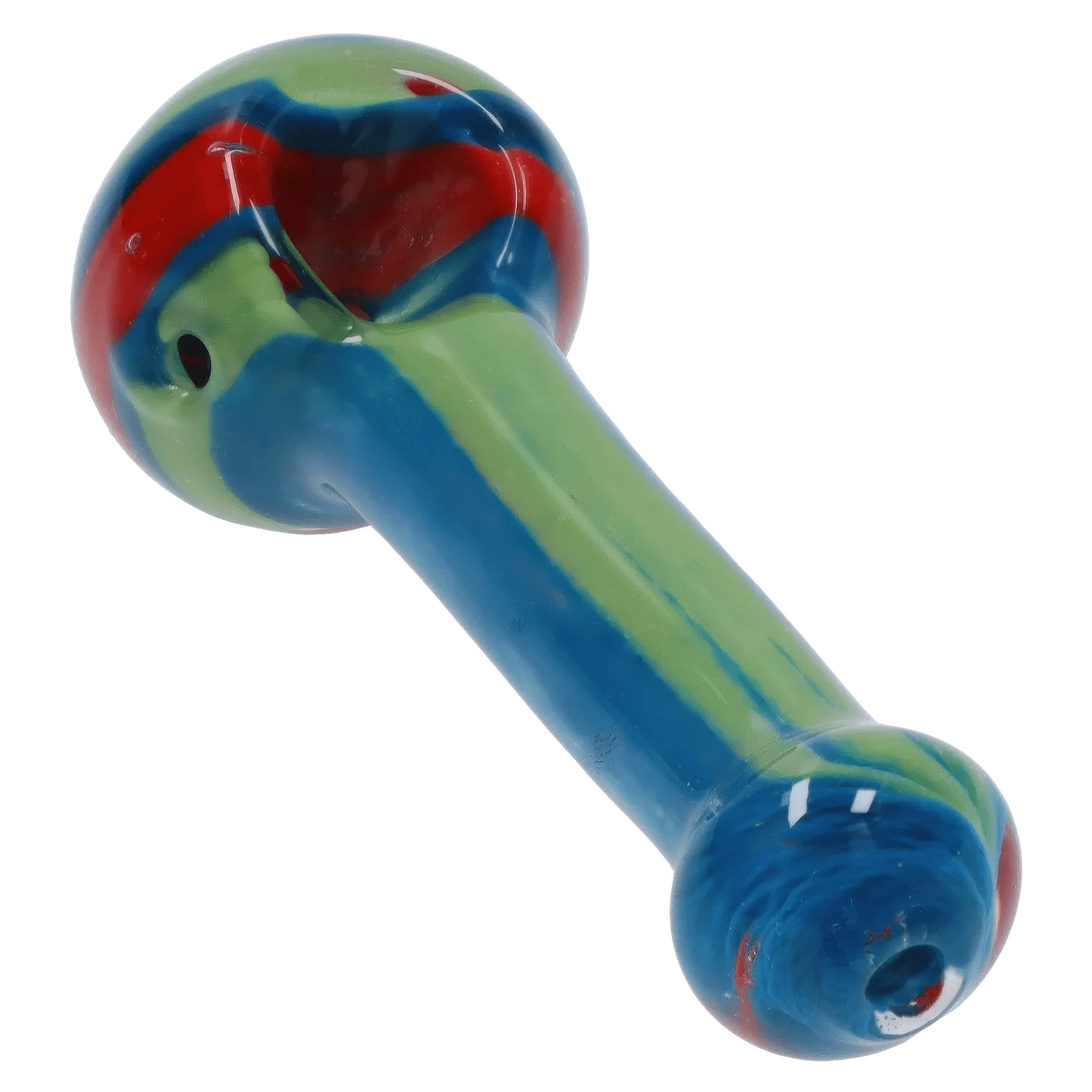 Cloud Cali Inc Handpipe DHC 3-inch Glass Multi-Colour Dots Hand Pipe