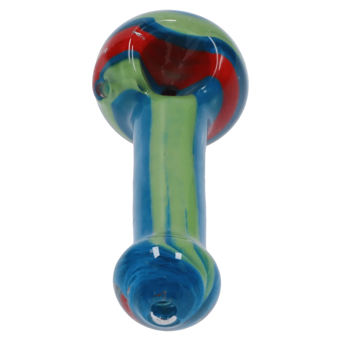 Cloud Cali Inc Handpipe DHC 3-inch Glass Multi-Colour Dots Hand Pipe