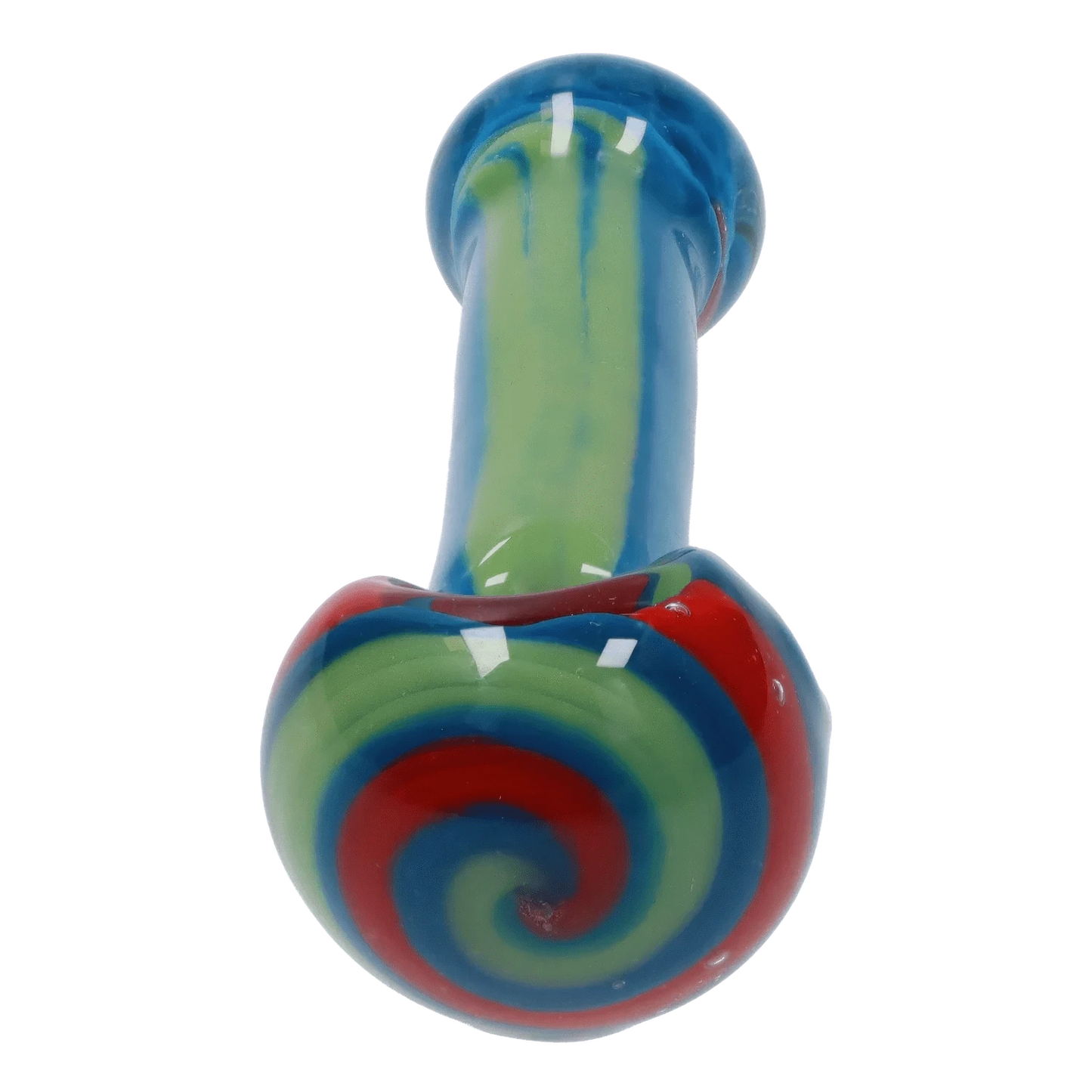 Cloud Cali Inc Handpipe DHC 3-inch Glass Multi-Colour Dots Hand Pipe