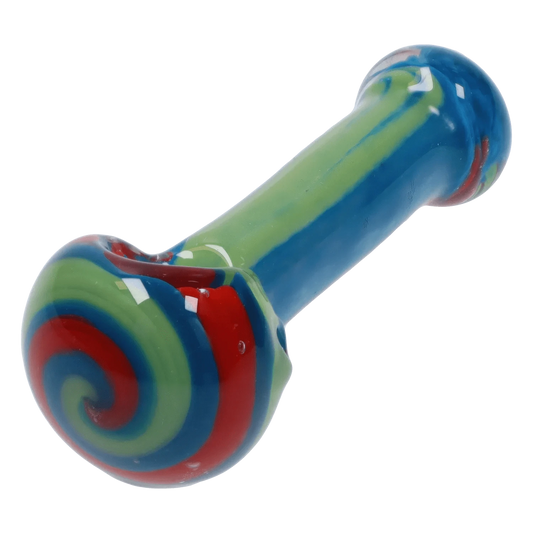 Cloud Cali Inc Handpipe DHC 3-inch Glass Multi-Colour Dots Hand Pipe