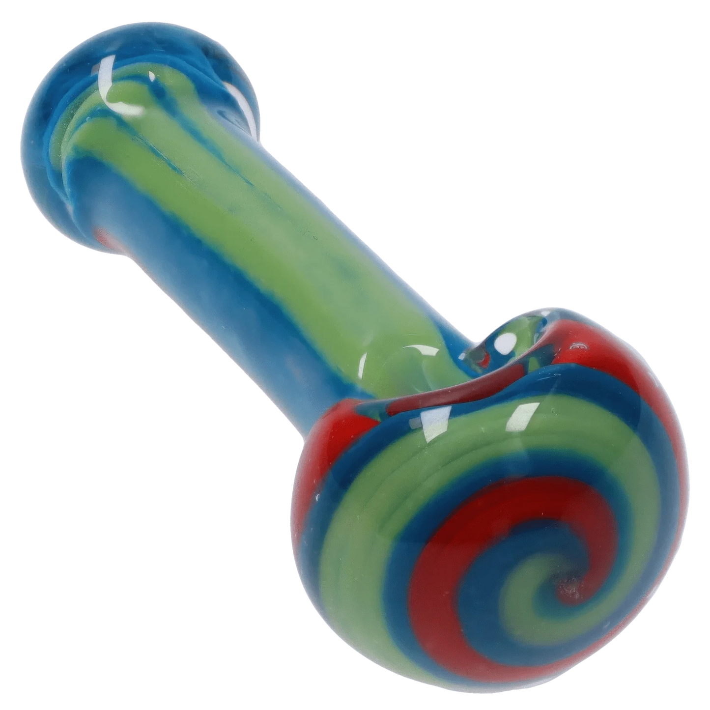 Cloud Cali Inc Handpipe DHC 3-inch Glass Multi-Colour Dots Hand Pipe