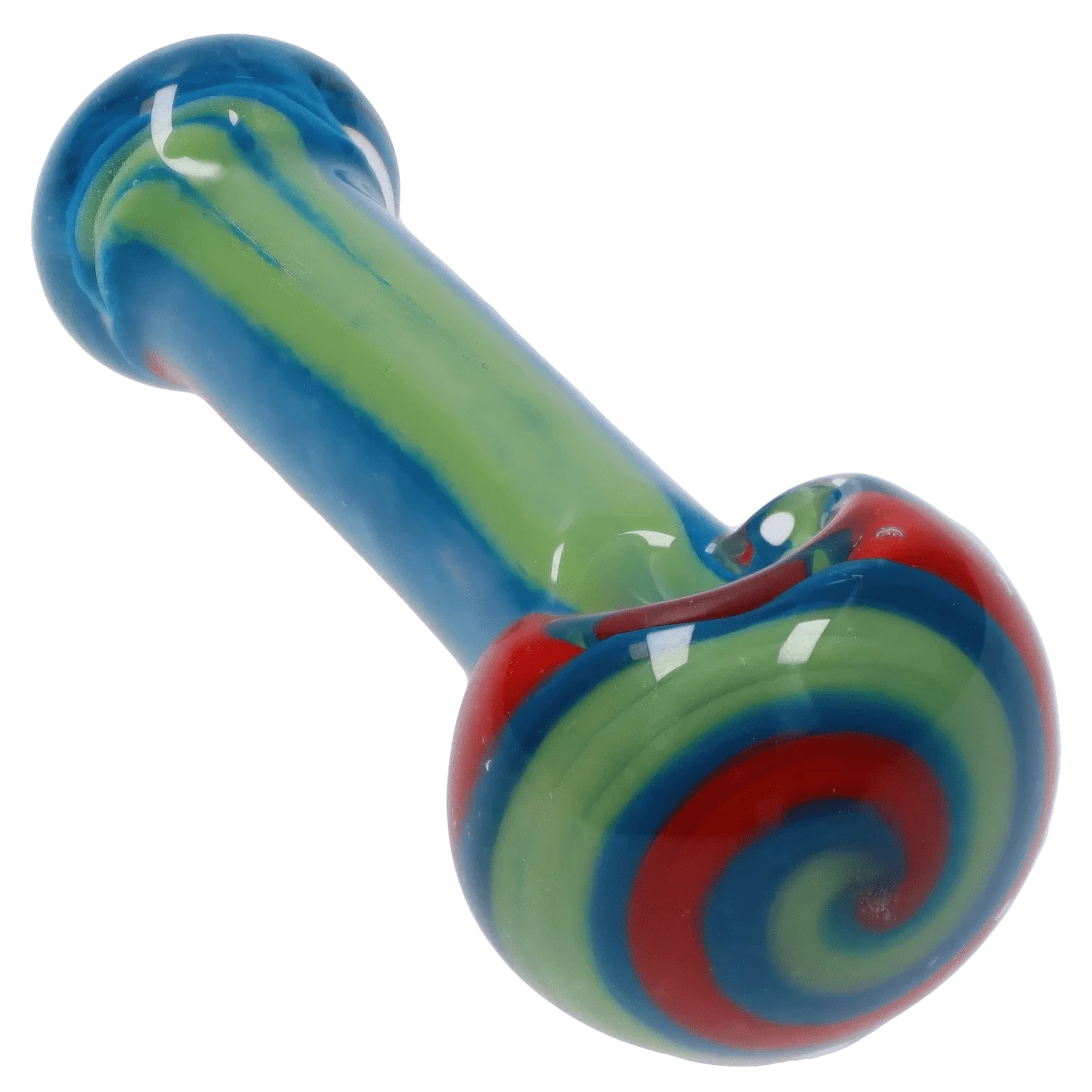 Cloud Cali Inc Handpipe DHC 3-inch Glass Multi-Colour Dots Hand Pipe