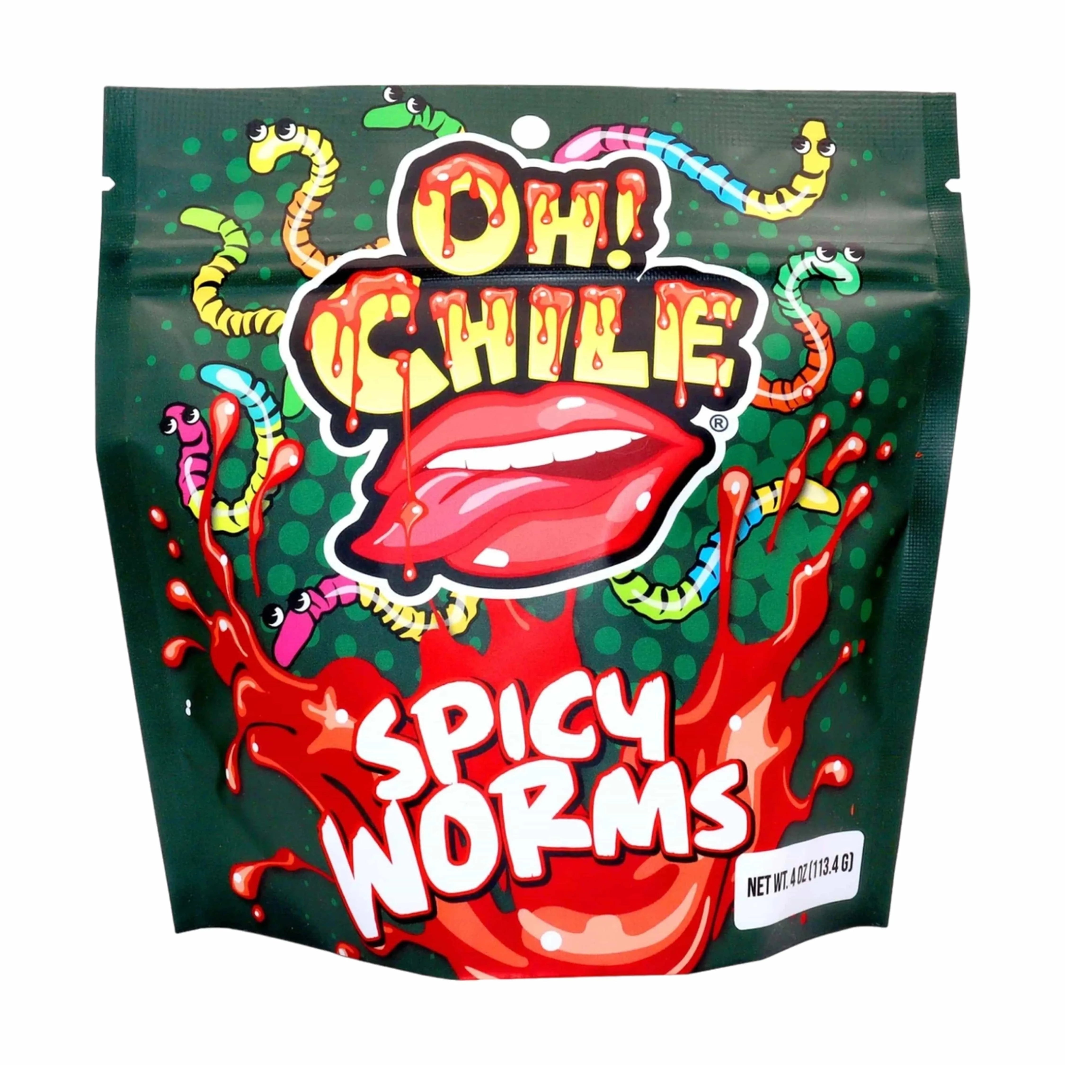 Cow Crack Snacks Oh! Chile Spicy Worms - 4 oz.