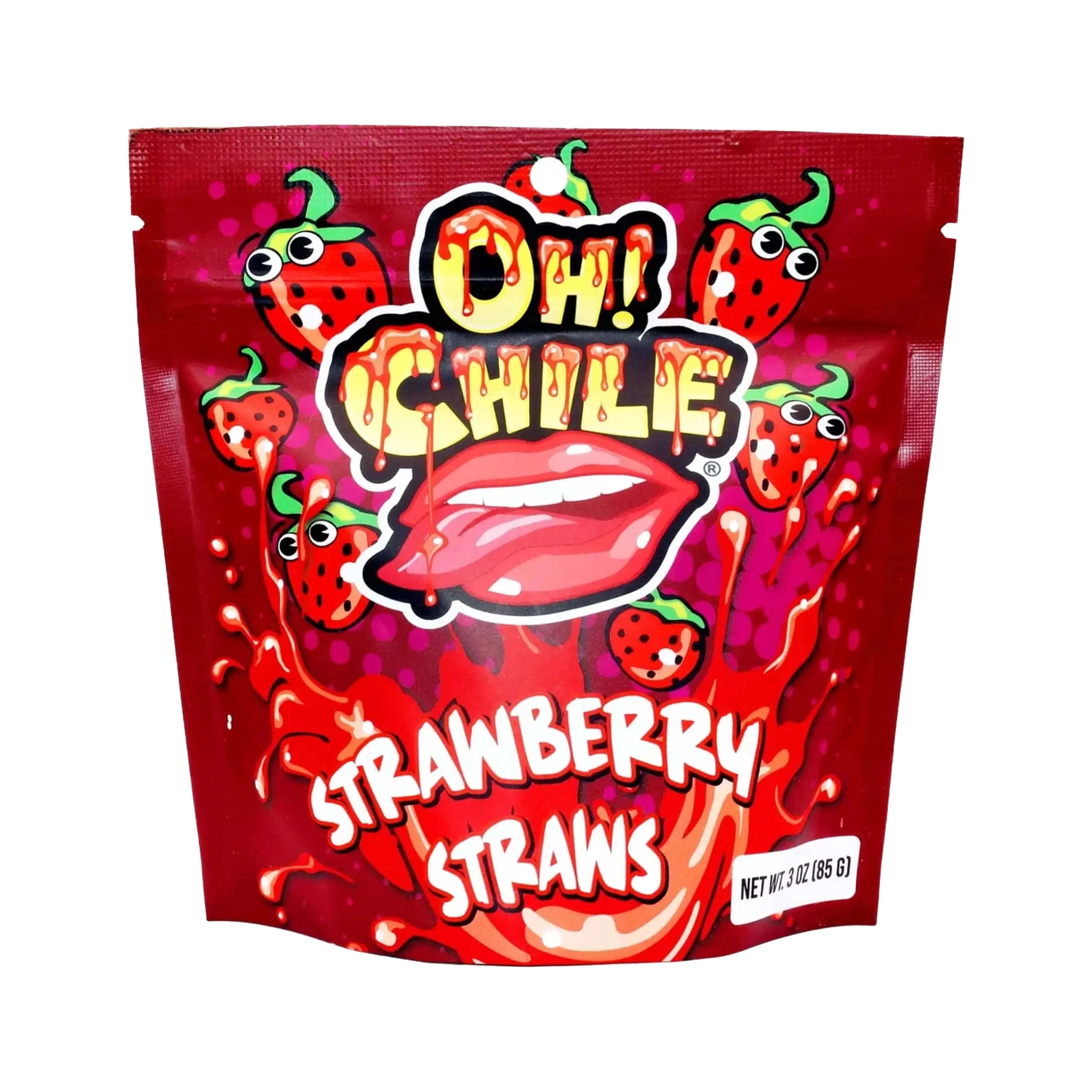 Cow Crack Snacks Oh! Chile Strawberry Straws - 3 oz.