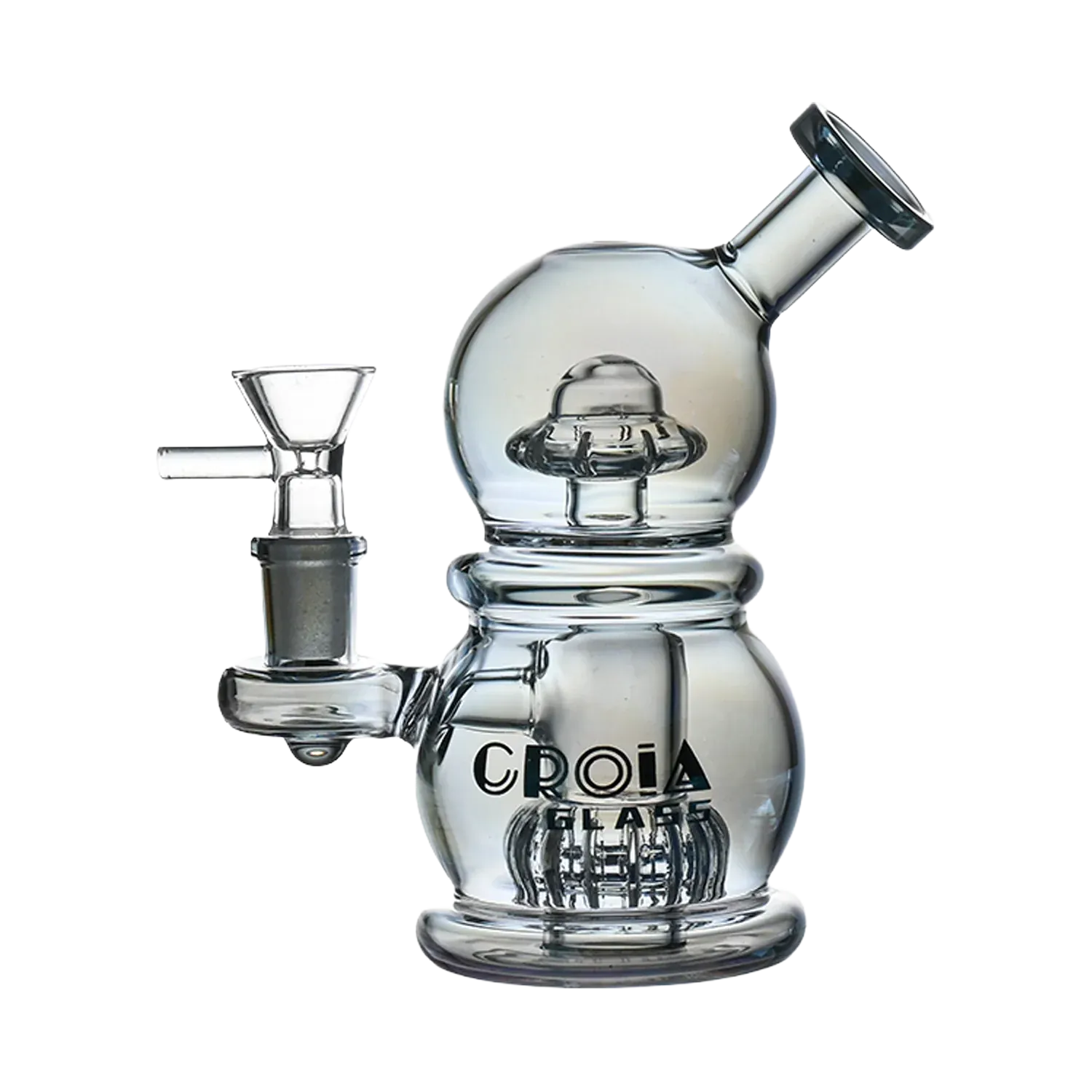 Croia Glass 6" Mini Egg Dab Rig with Crown Perc | Croia Glass
