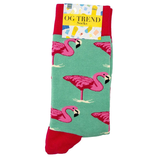 Daily High Club Apparel Flamingo Socks - One Size Fits All