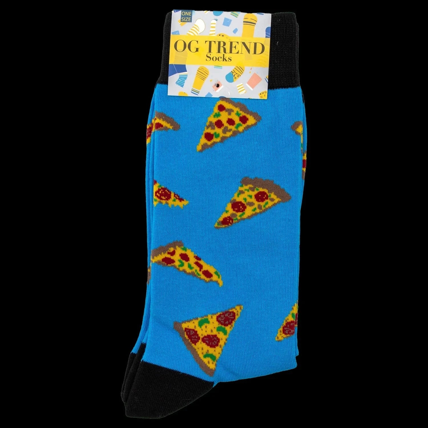 Daily High Club Apparel Melty Pizza Socks - One Size Fits All