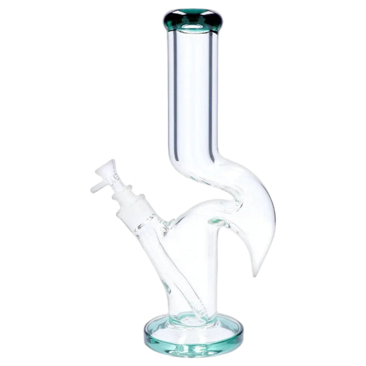 14-inch Zig Zag Straight Tube Water Pipe