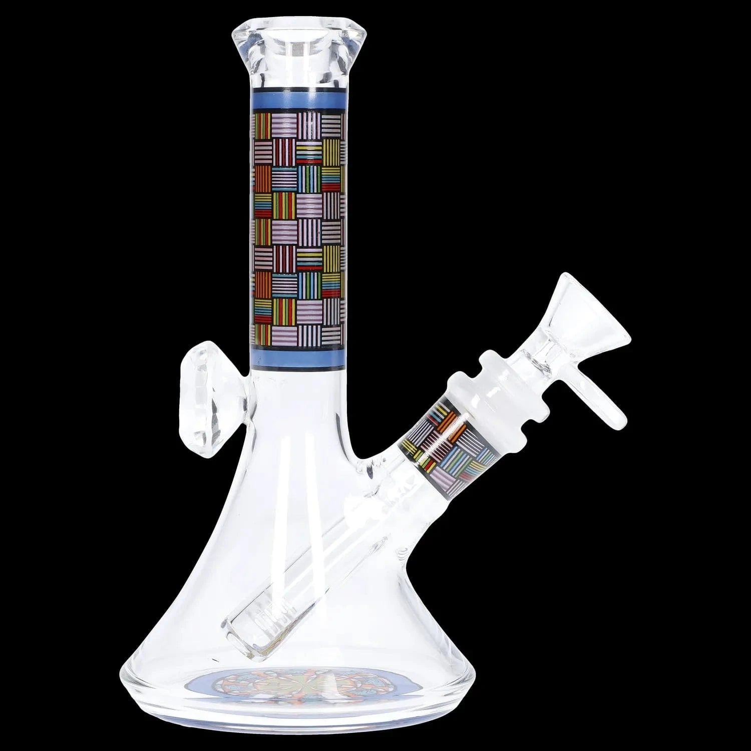 Daily High Club Bong Diamond Beaker with Colorful Tube - 7 in