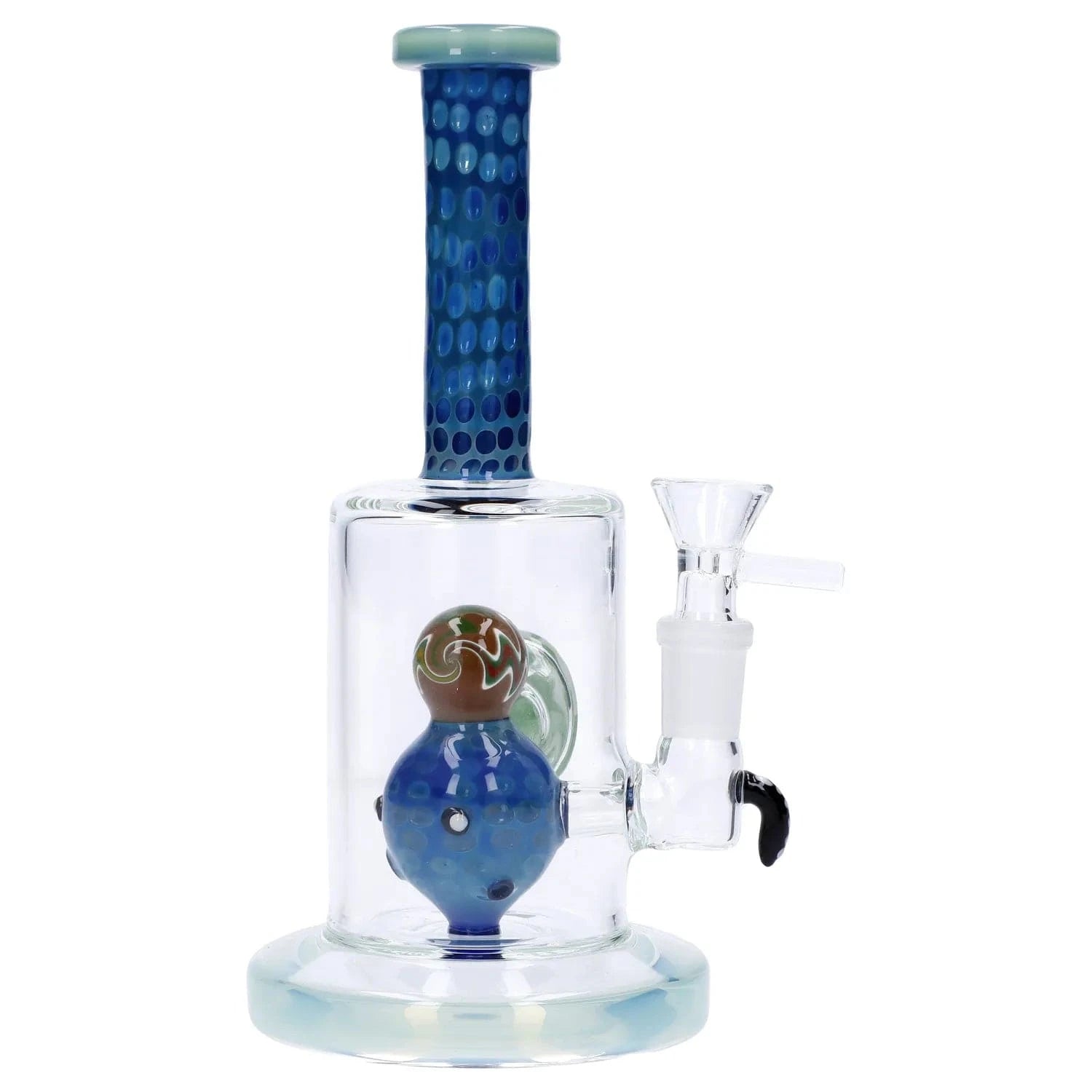 Daily High Club Bong Reversal Art Locket Water Pipe with UFO Showerhead Perc - 8 in