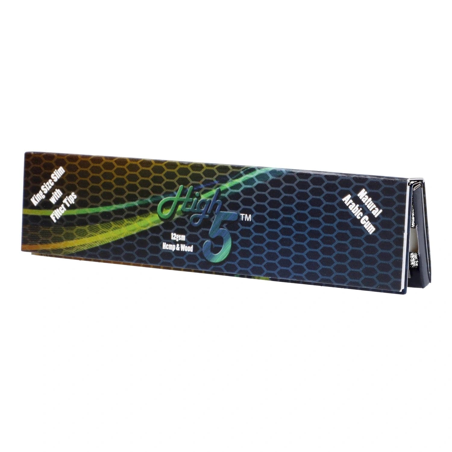 Front view of the “Trailer Park Trip” Smoking Box, showcasing a detailed, patterned design on a black background.