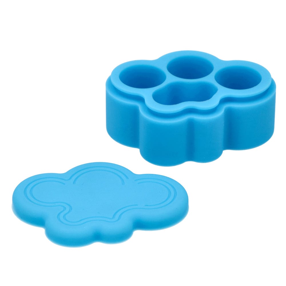 The Cloud Silicone Container 22ml is shown in a studio shot, revealing its compact size and smooth, rounded form.