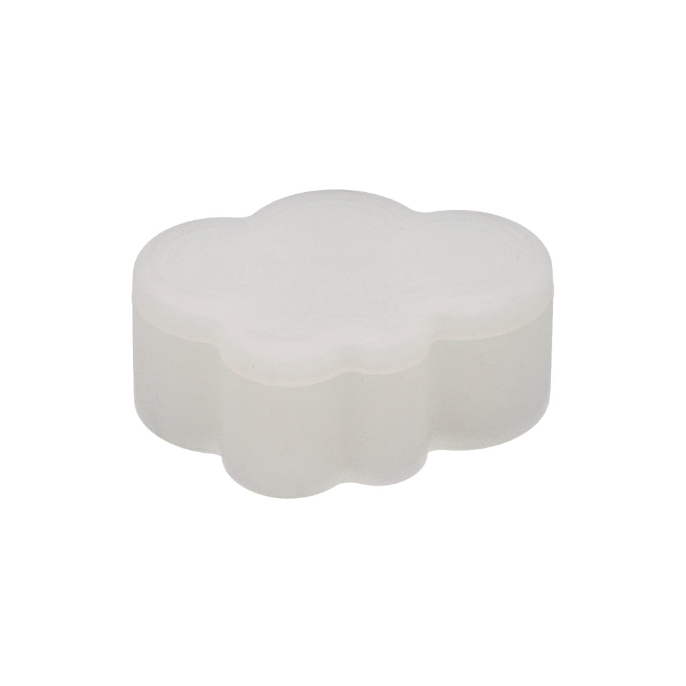 Front view of the Cloud Silicone Container 22ml, showcasing its smooth, rounded shape against a plain white background.