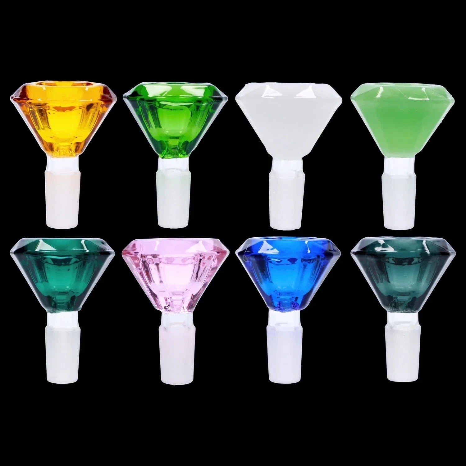 Daily High Club Dry Herb Bowl 14mm Glass Dazzling Diamond Herb Bowl