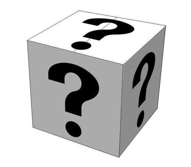 A slightly angled view of the Elite Member Gift, presented as a simple, gray cube on a white background.