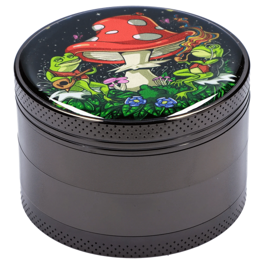 Mushroom Frogs 63mm Chrome Grinder