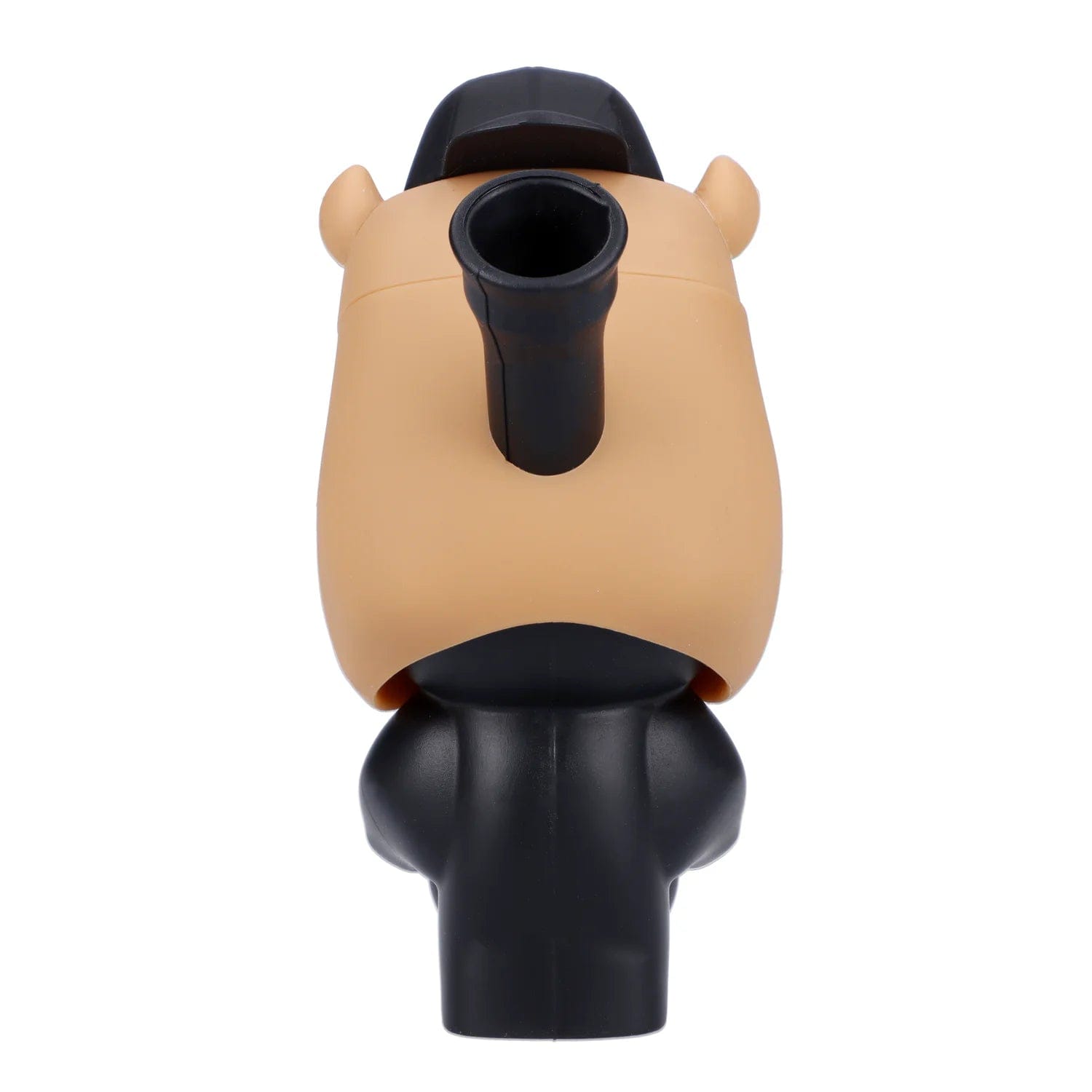 Front view of the "No Cap-ybara" Smoking Box, showcasing its compact size and smooth, rounded design against a plain white backdrop.