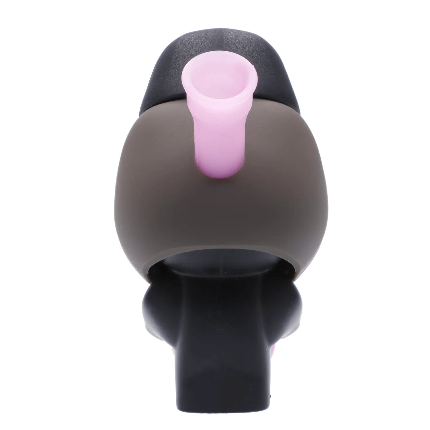 Front view of the limited edition April 2024 Zaza Crash deluxe box, with a dark, glossy finish and smooth, rounded design.