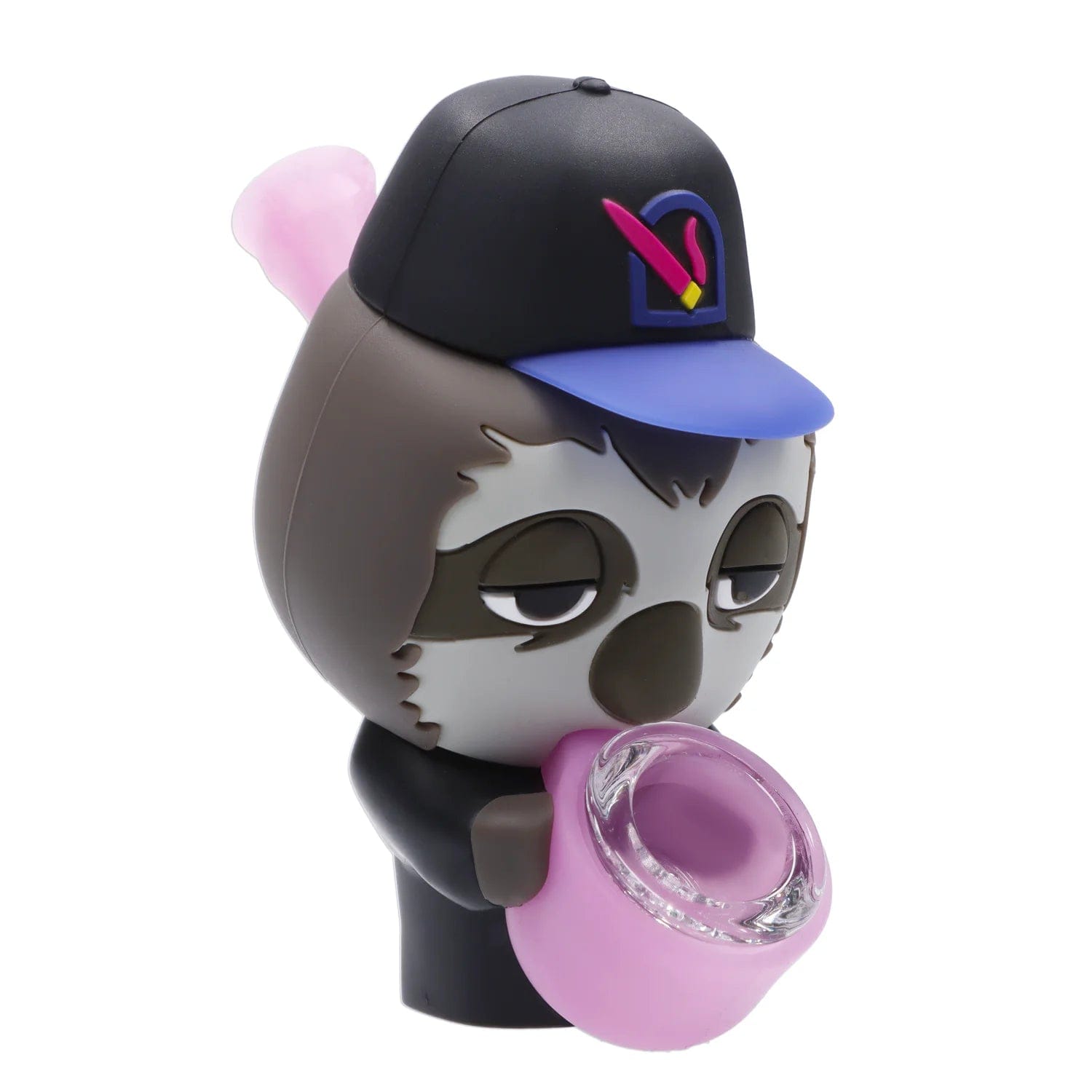 Front view of the “April 2024 Zaza Crash” Limited Edition Deluxe Box, a black character wearing a blue cap, holding a pink sphere.