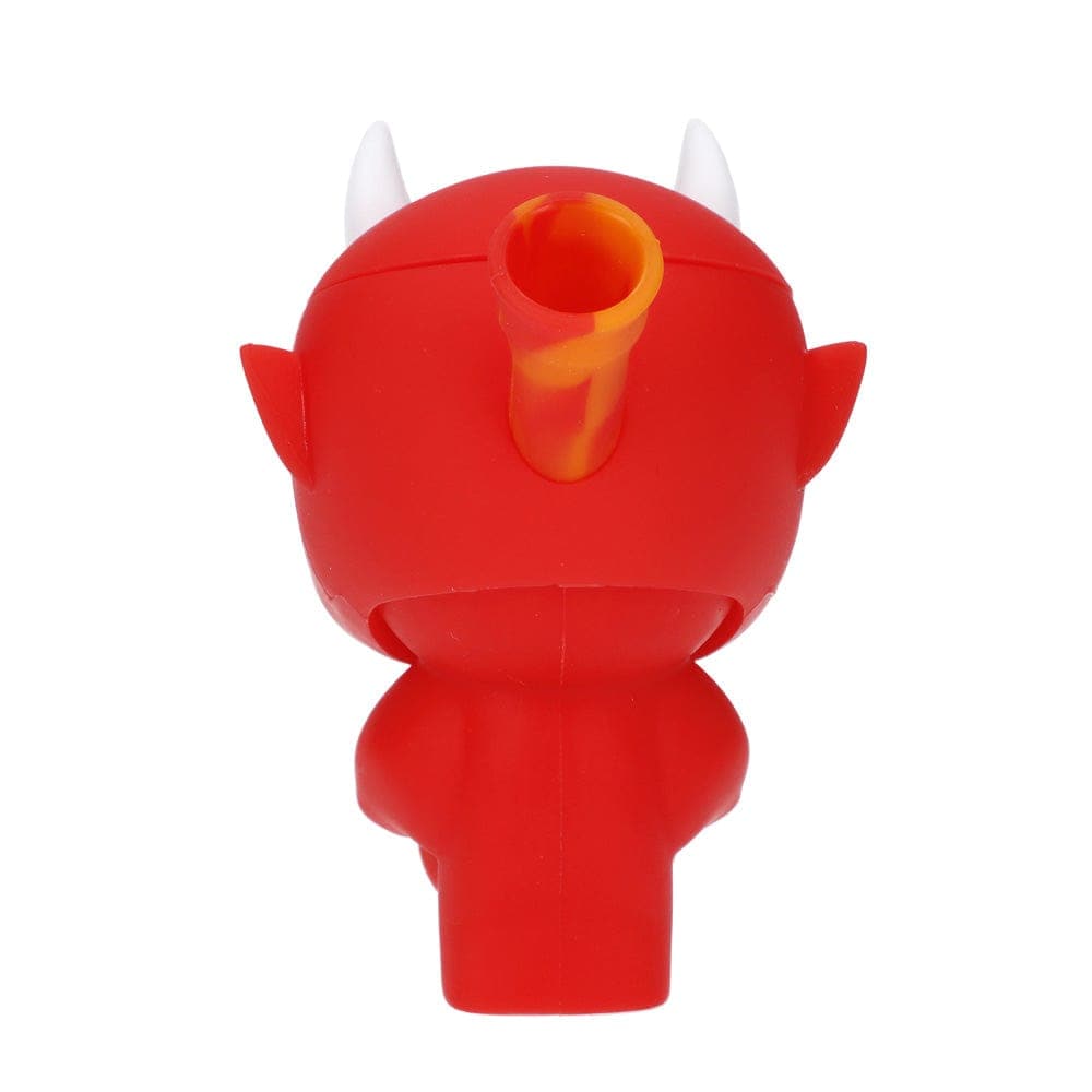 Front view of the red “Hot Sauce” Smoking Box, showcasing its unique, sculpted design against a plain white background.