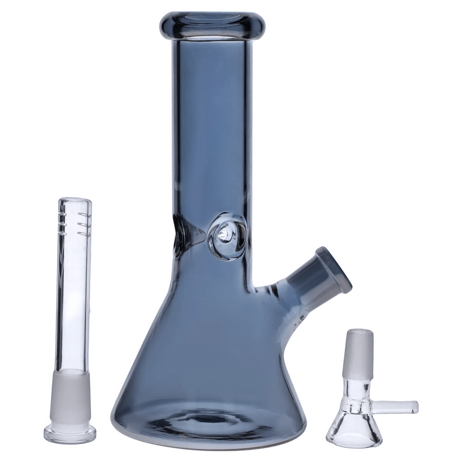 Daily High Club Waterpipe - Herb Electroplated Beaker Water Pipe - 8 in.